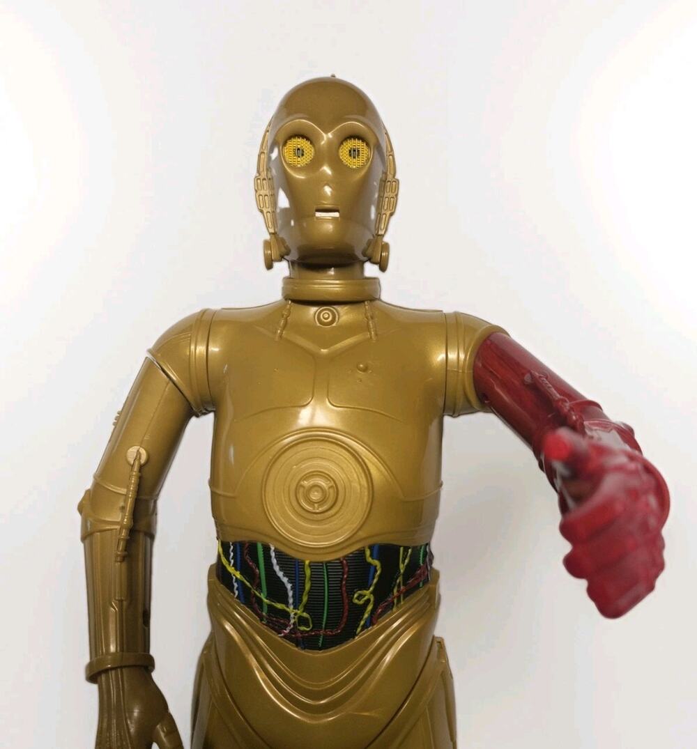 Jakks Pacific Star Wars The Force Awakens C-3PO Red Arm Action Figure 18” 2015
